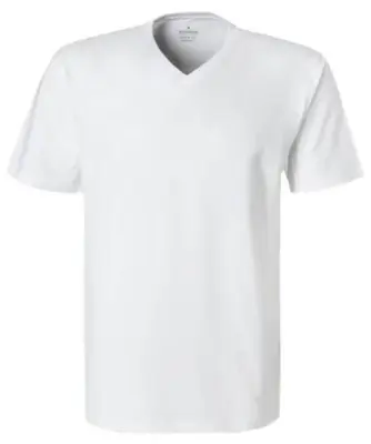 RAGMAN TEE SHIRT COL V LOTX2 GRANDE LONGUEUR Blanc — photo 2