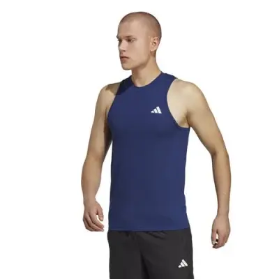 ADIDAS DEBARDEUR COTON Marine — photo 1