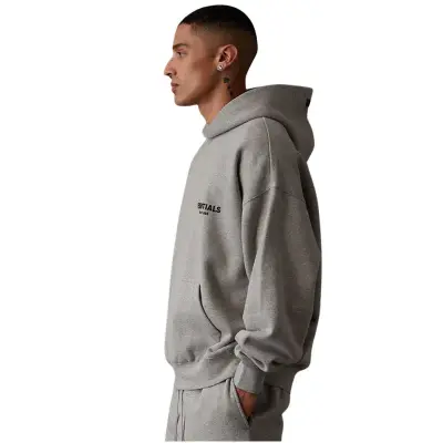 Fear Of God Essentials Hoodie Dark Oatmeal — photo 4