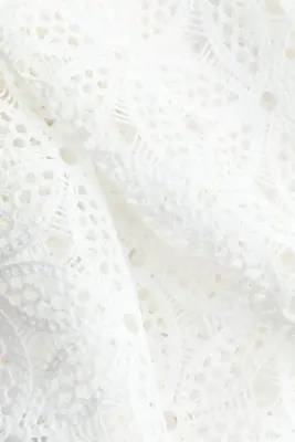 Robe dos nu en dentelle - Ivoire — photo 3