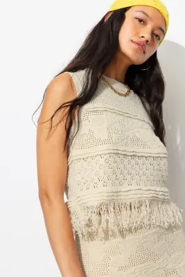 Pull-débardeur ajouré Femme — photo 2
