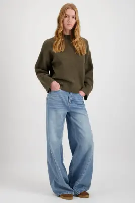 JEANS PALAZZO - DENIM CLAIR — photo 3