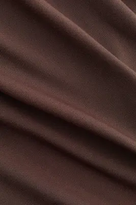 Robe maxi avec dos bénitier - Marron foncé — photo 3