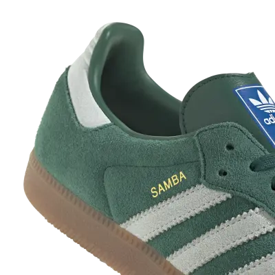 Adidas Samba Collegiate Green Gum Grey Toe — photo 5