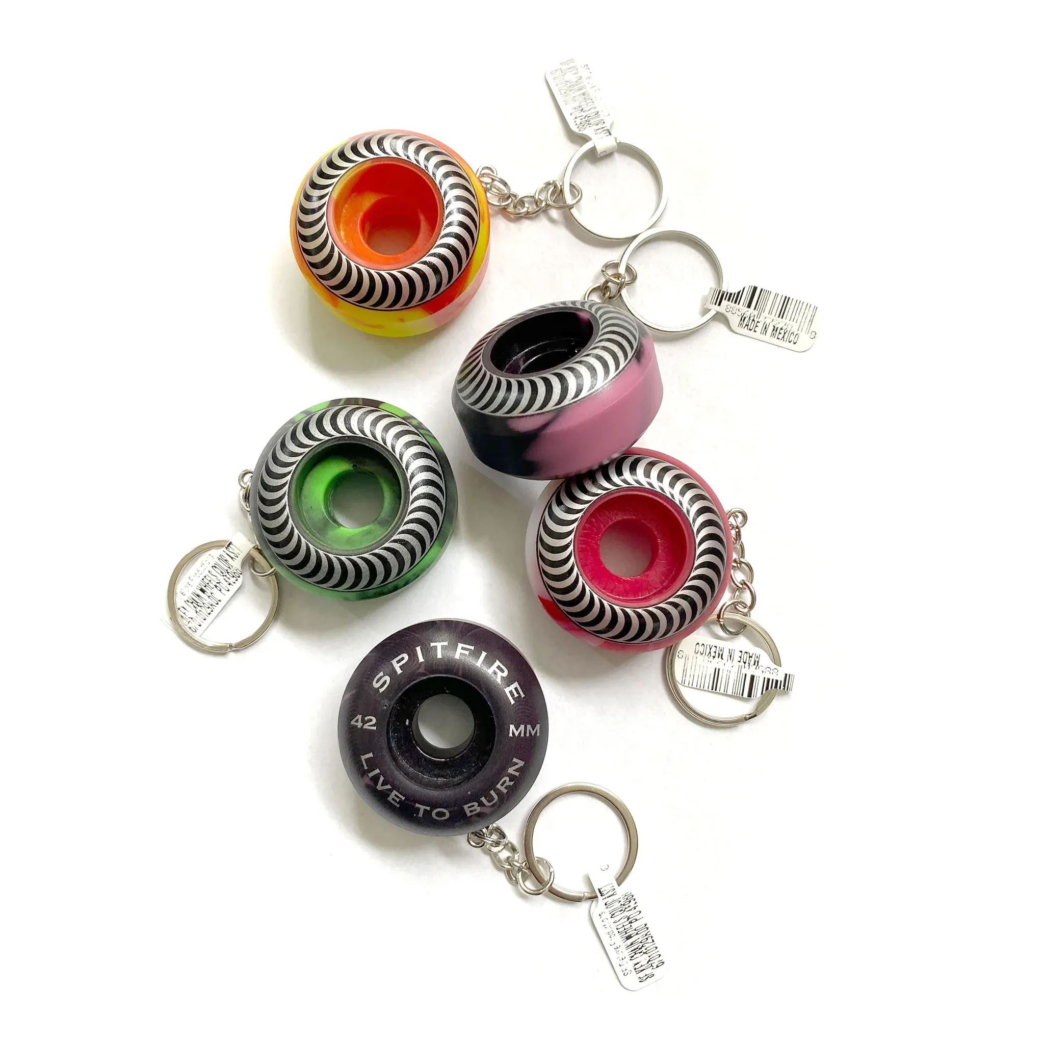 Porte clés Spitfire Keychain Wheel Color Swirl