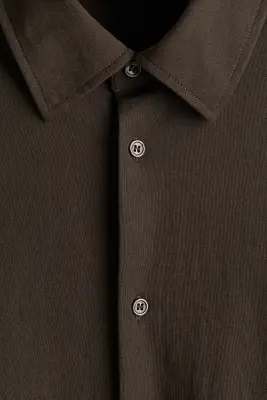 Chemise Loose Fit - Marron — photo 5