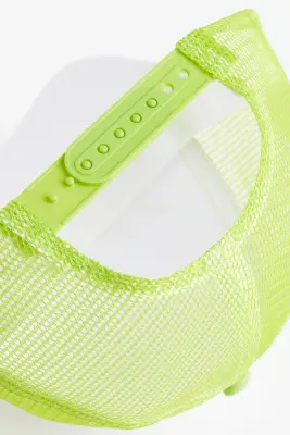 Casquette trucker imprimée - Vert vif/blanc — photo 2