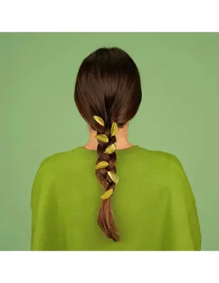 Barrette Feuille de Châtaignier Coucou Suzette — photo 2