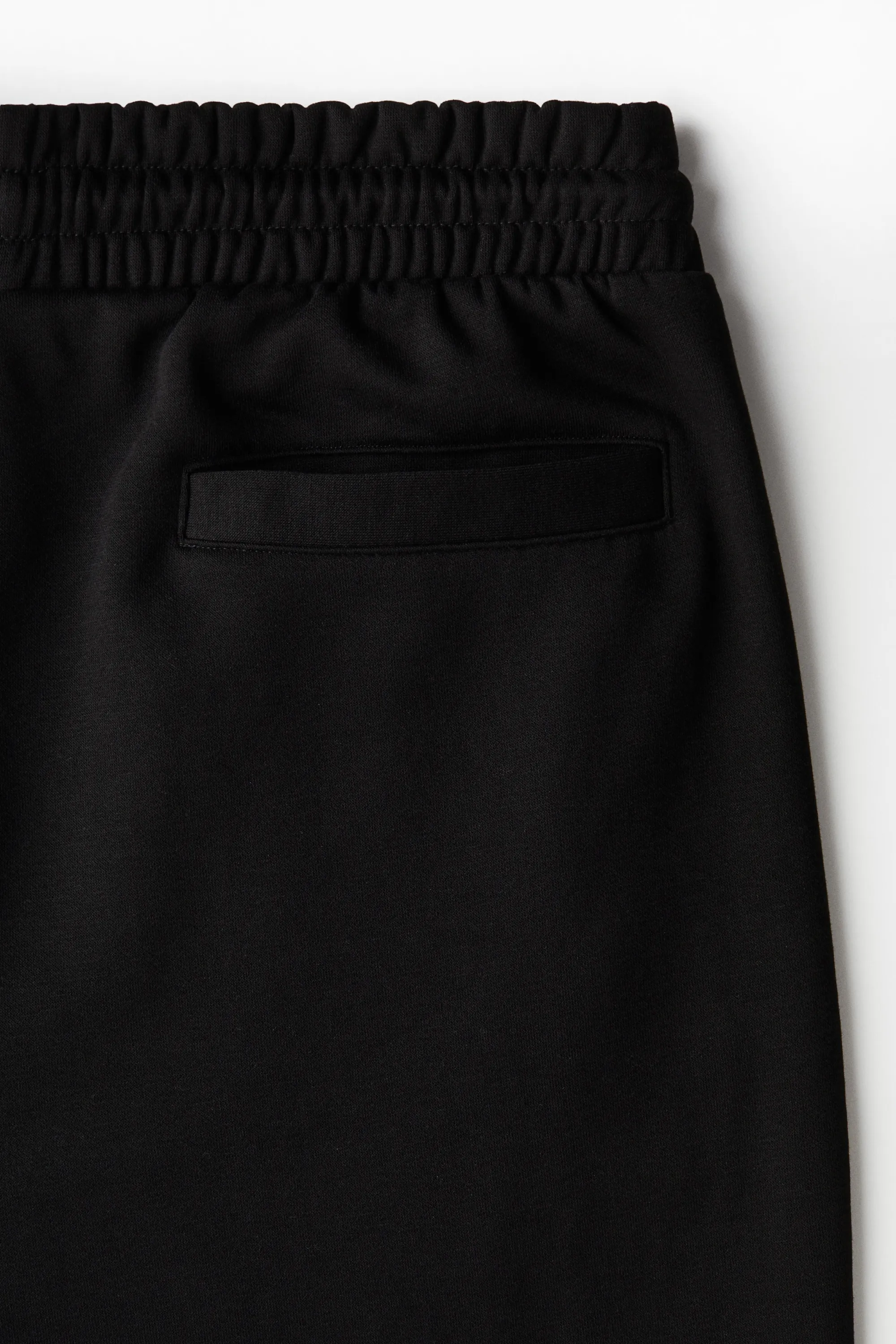 Short Regular Fit en molleton - Noir