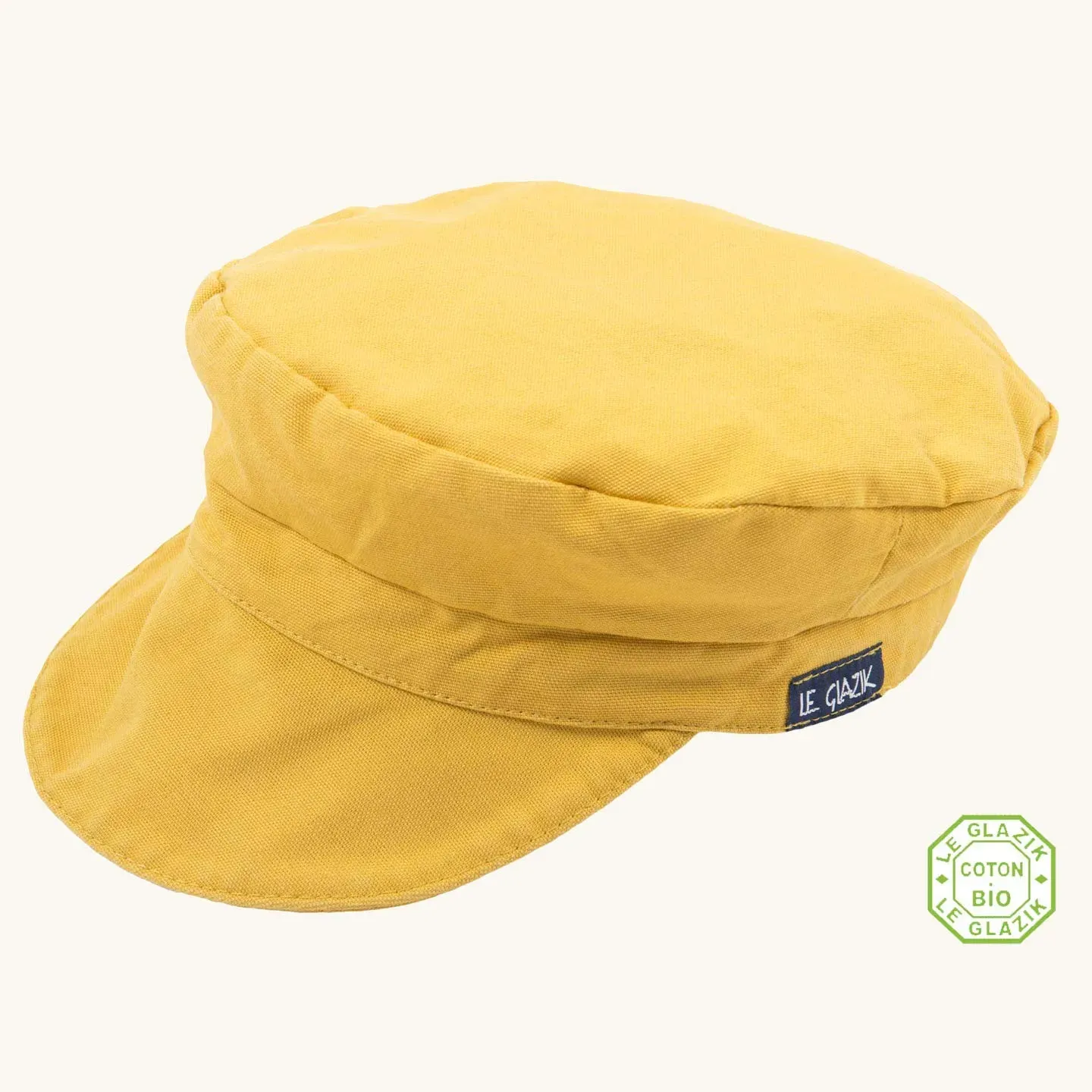 Casquette authentique du marin breton - Toile Jaune