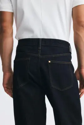 Loose Jeans - Bleu denim foncé — photo 3