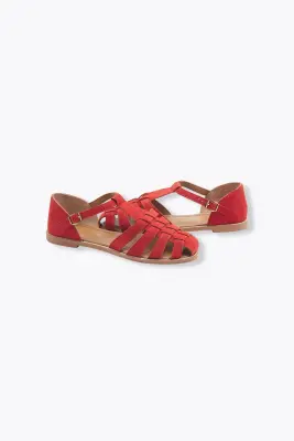Sandalettes en cuir Femme — photo 1