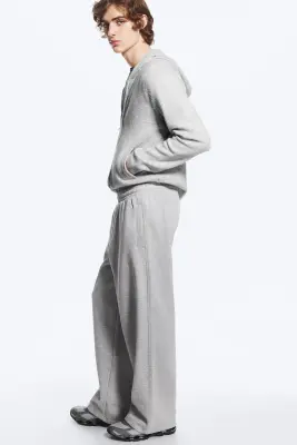Pantalon de jogging ample - Gris clair — photo 2