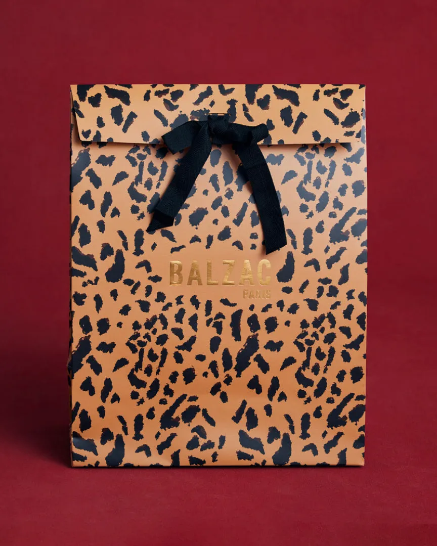 Pochette cadeaux large guépard
