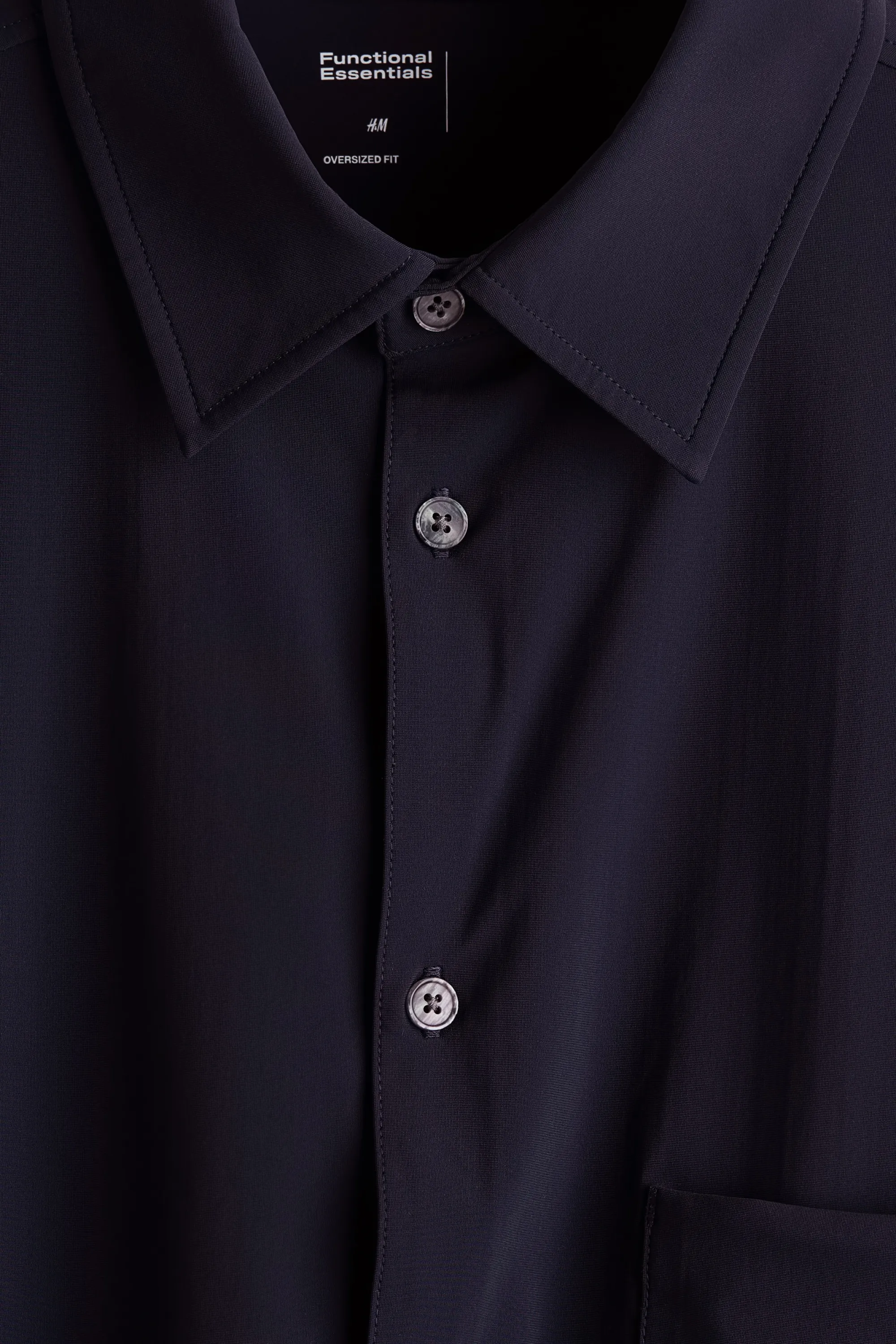 Chemise Cooling Loose Fit - Bleu marine