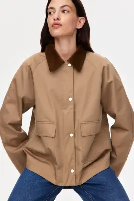 MAMA Veste de portage Before & After en twill - Beige — photo 1