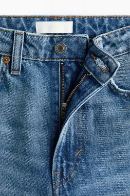 Straight High Jeans - Bleu denim délavé — photo 5