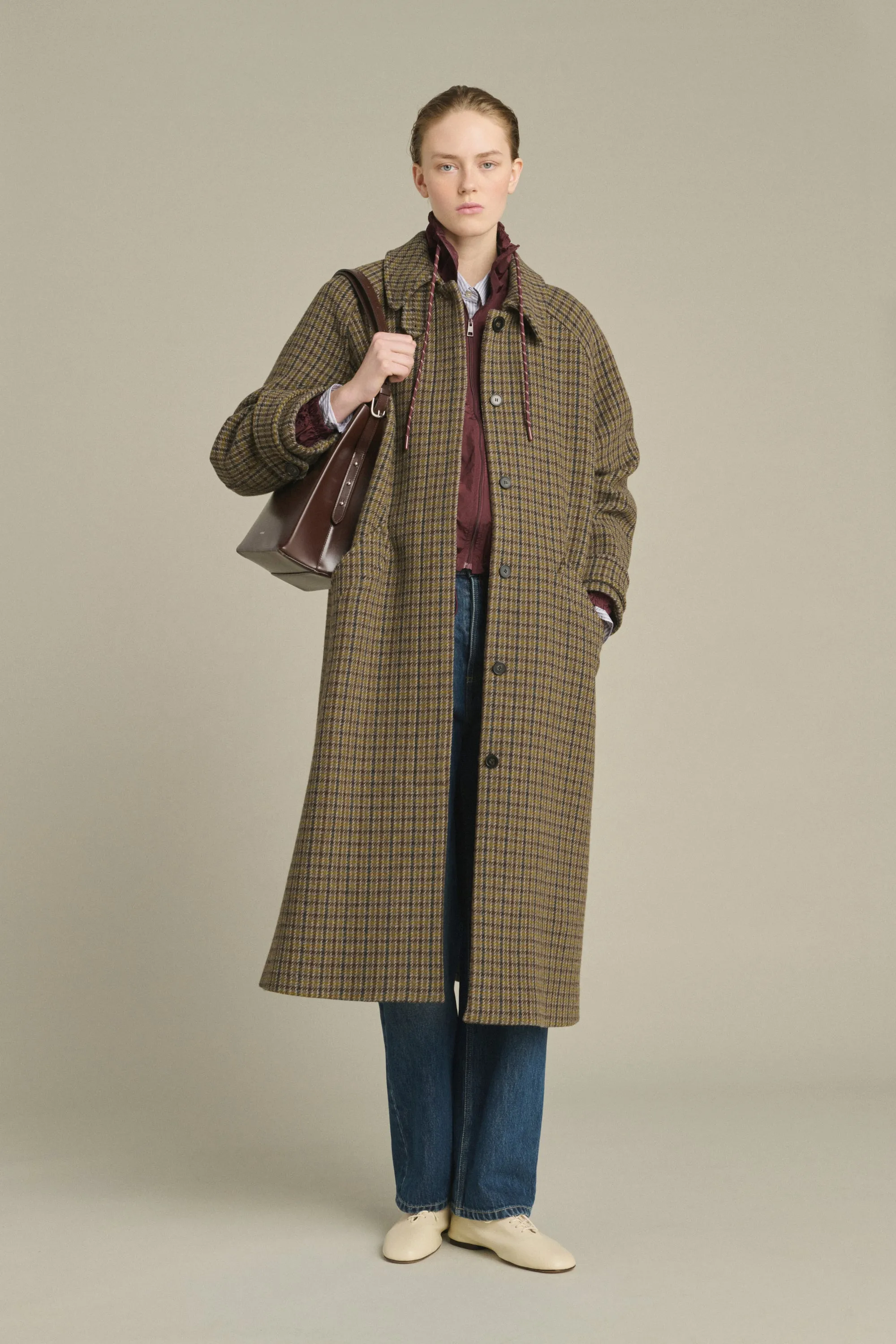 MANTEAU BERLIN GRIS/KAKI