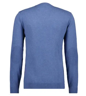 RAGMAN PULL COL V GRANDE LONGUEUR Bleu — photo 3