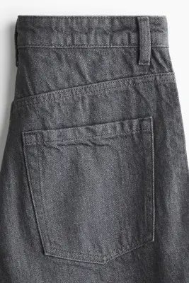 Straight High Jeans - Gris denim — photo 3