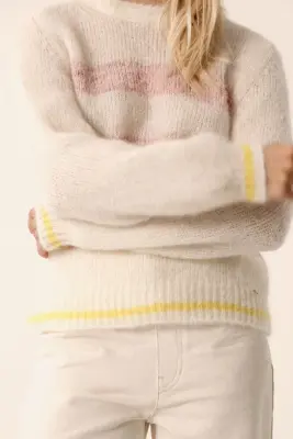 Pull Alba Ecru/Brume Poudre — photo 2