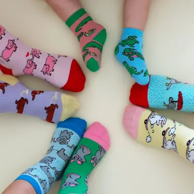 Chaussettes enfant Pigeons Parapluie Coucou Suzette — photo 5