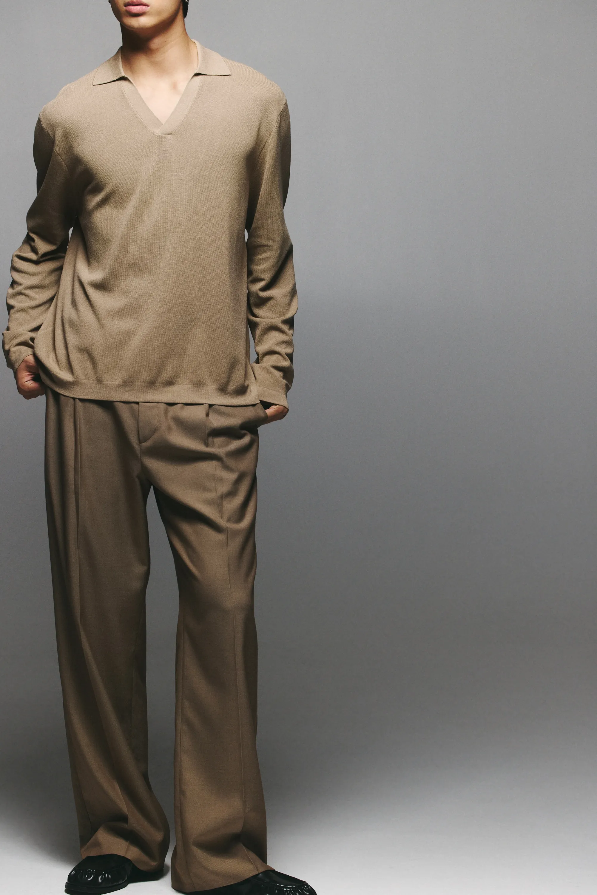 Polo en maille Cooling Regular Fit - Beige