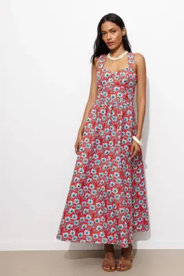 Robe longue imprimée Femme — photo 3