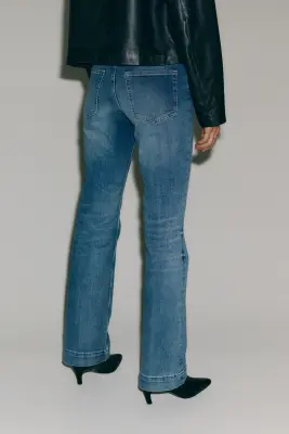 Bootcut Regular Jeans - Bleu denim ancien — photo 2