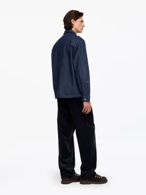 Surchemise en jean - Bleu foncé — photo 2