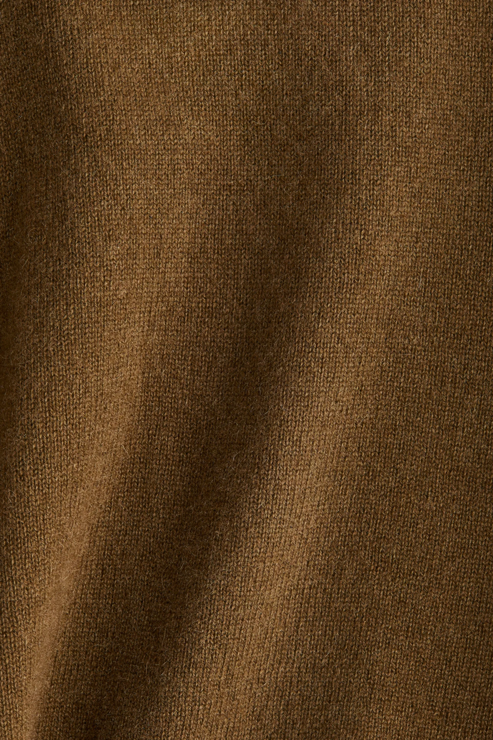 Pull en maille fine de laine cachemire - Marron