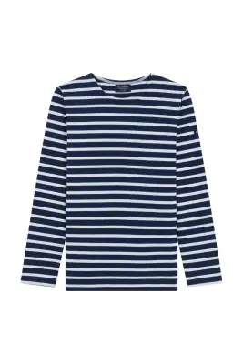 Marinière Homme Marine Blanc — photo 8