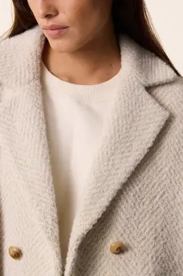 Manteau Yago Creme — photo 2
