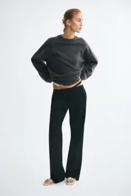 Pull oversize - Gris foncé — photo 1