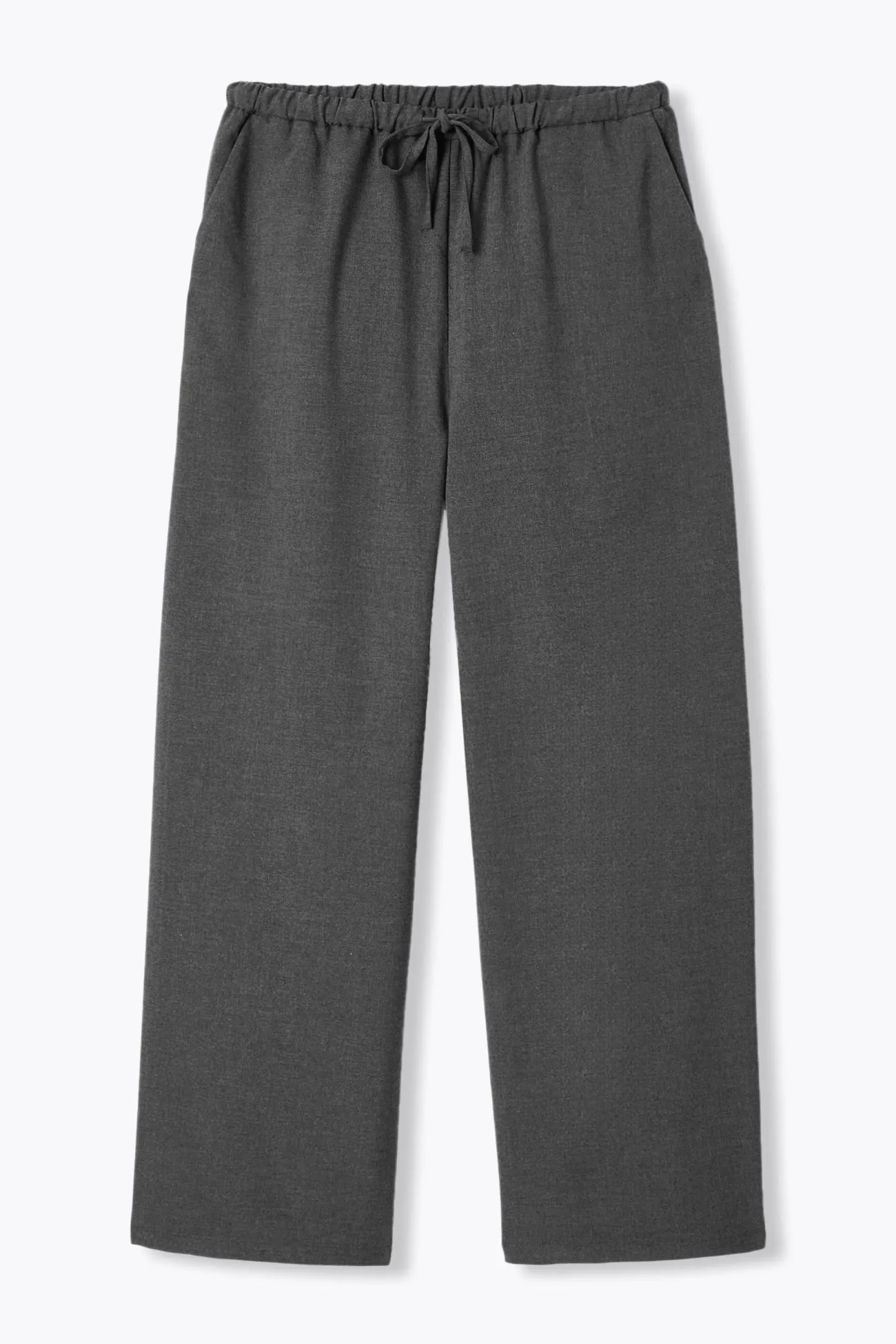 Pantalon large uni Femme