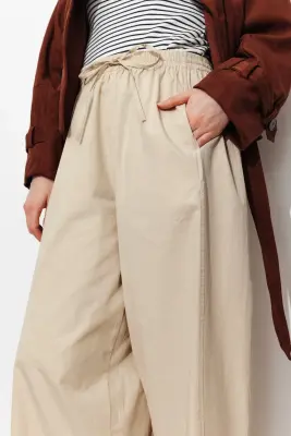 Pantalon balloon uni Femme — photo 5