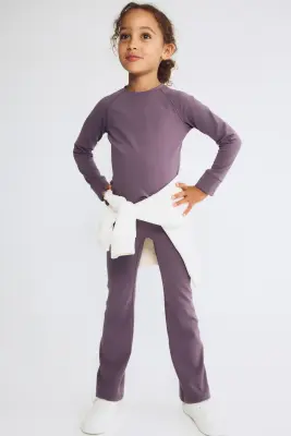 Top de sport chaud Fleece SoftMove™ - Violet ancien — photo 2