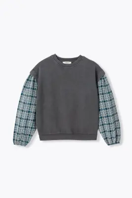Sweat-shirt effet superposé