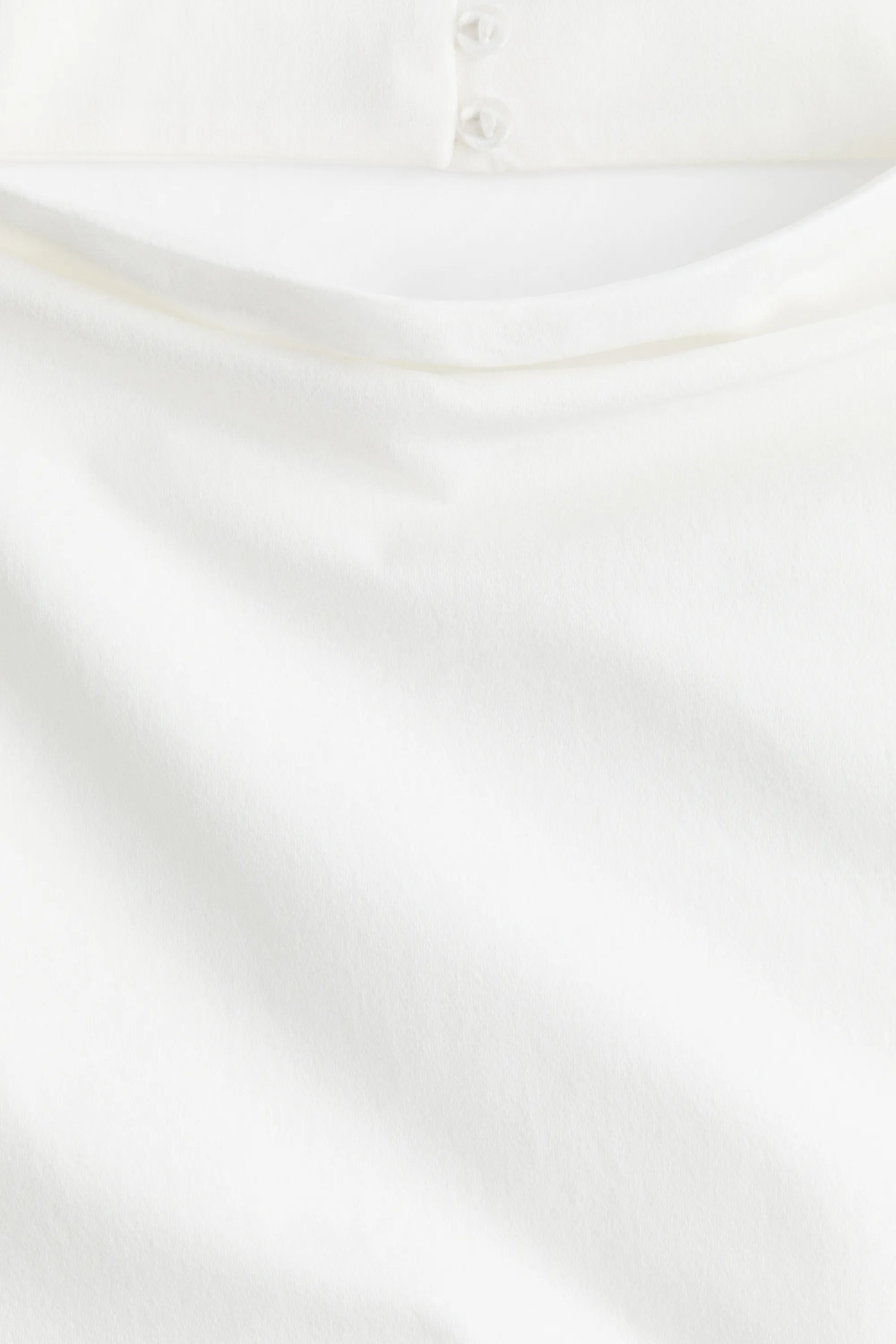 Top dos nu à effet drapé - Blanc