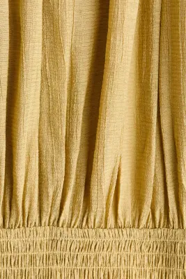 MAMA Robe d'allaitement mockée avec cape - Jaune ancien — photo 5