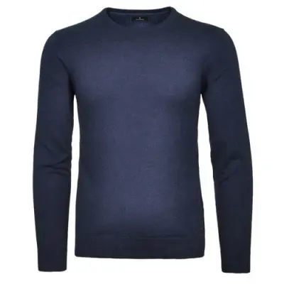 RAGMAN PULL COL ROND GRANDE LONGUEUR Marine — photo 1