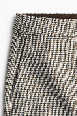 Jupe crayon - Brown/Dogtooth pattern — photo 2