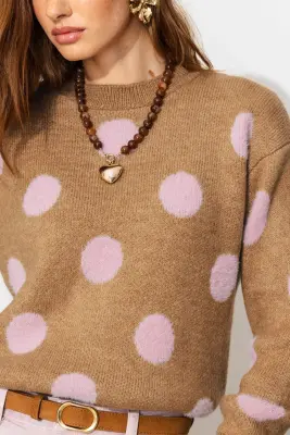 Pull à pois Femme — photo 5