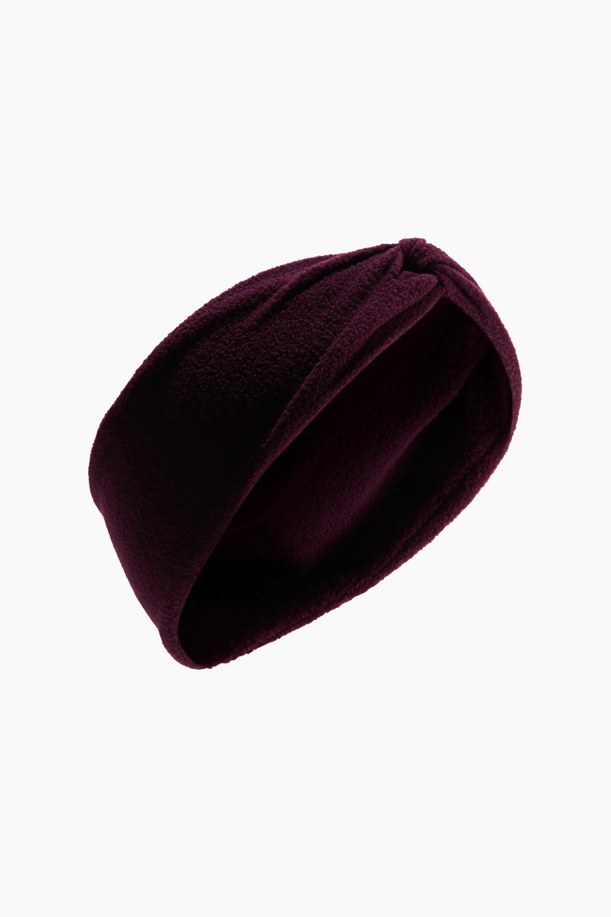 Bandeau de sport en tissu polaire - Prune lilas
