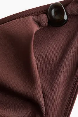 Bas de maillot Cheeky Tanga - Marron foncé — photo 4