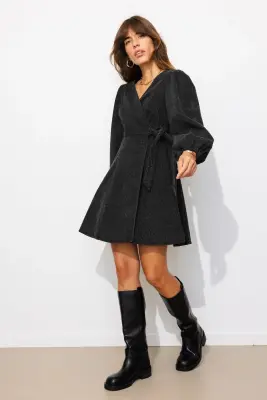 Robe portefeuille léopard — photo 2