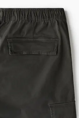 Pantalon cargo Slim Fit - Gris foncé — photo 4