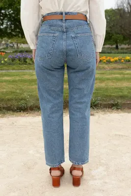 Jean droit Ellen - bleu vintage — photo 3