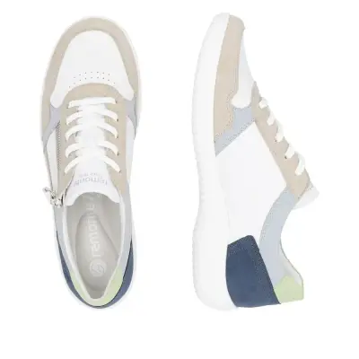 Baskets Remonte D1E06-81 Multicolore - Cuir Zip Grande Pointure Femme — photo 4