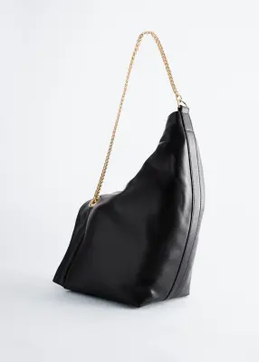 Sac porté épaule ample - Noir — photo 3